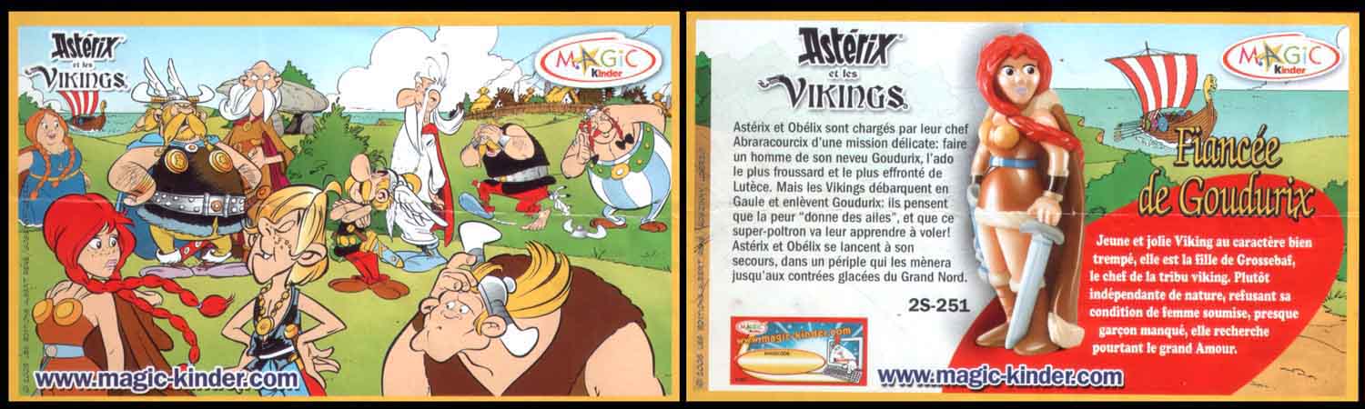 BPZ - Астерикс и викинги (Asterix et les Vikings), Франция. 